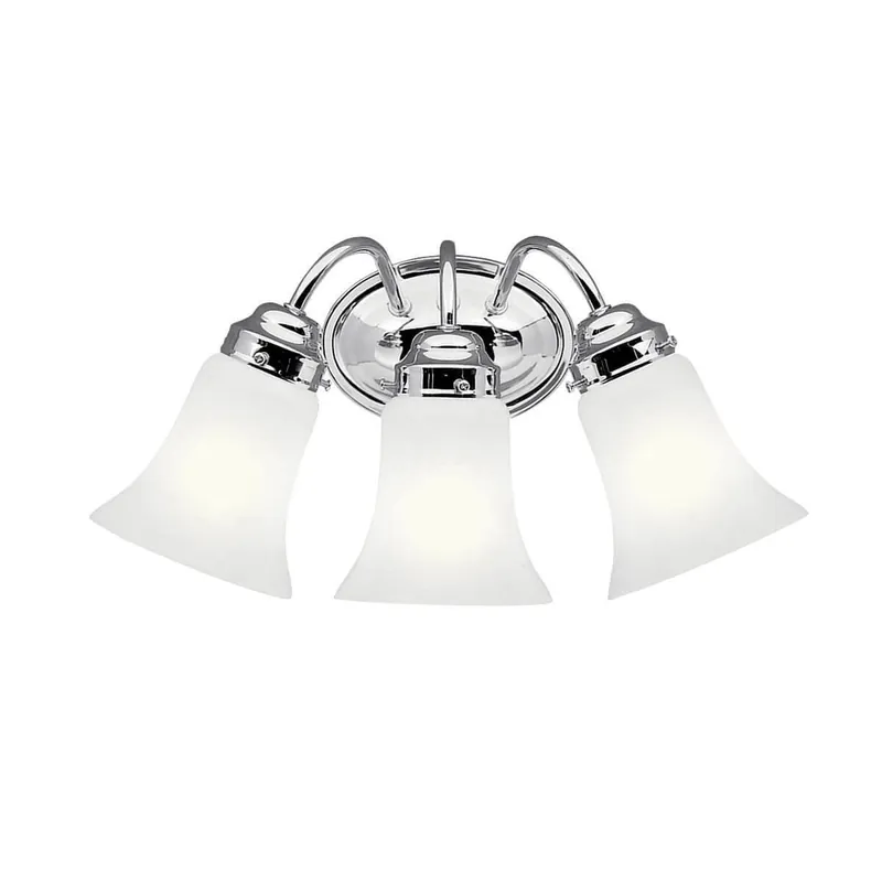 Kichler 6123CH Bath 3-Light 100W Chrome