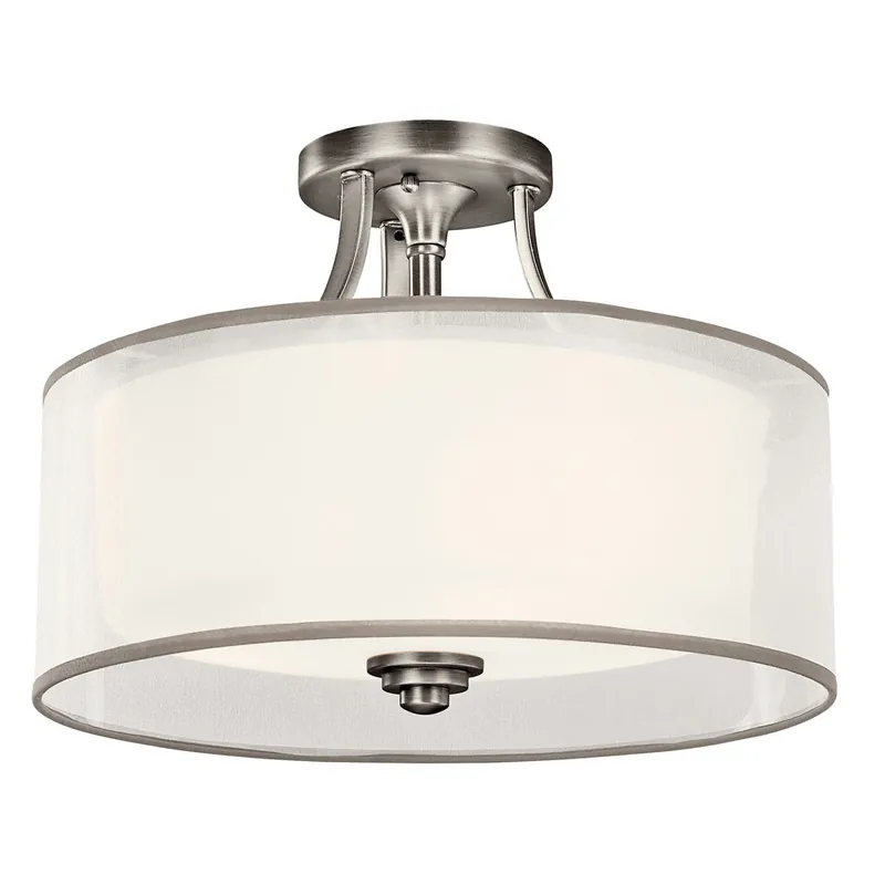 Kichler 42386AP The Lacey 15in 3 light semi flush replacement