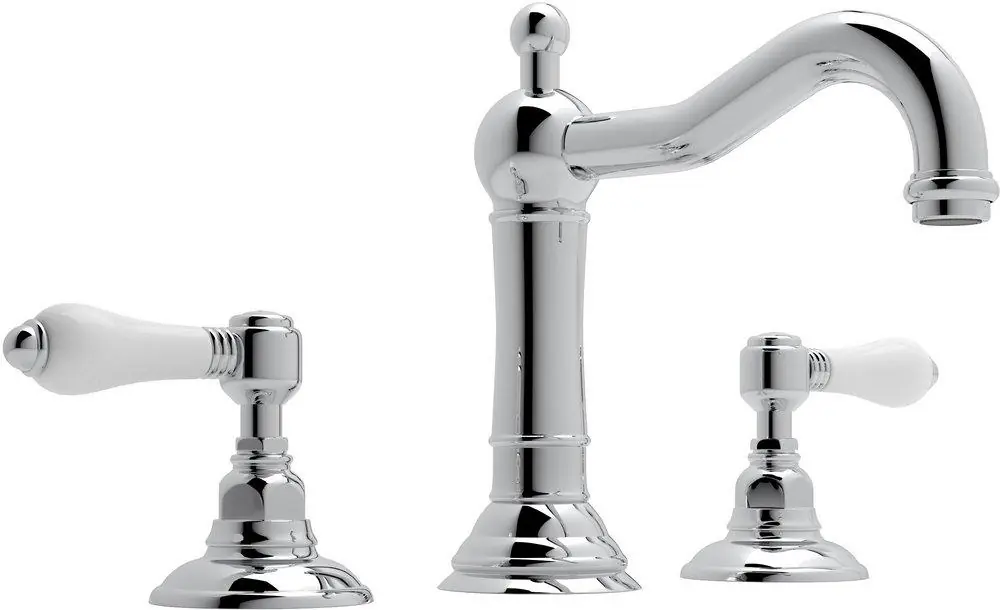 Rohl A1409LPAPC-2 Acqui Two Handle Widespread Bathroom Sink Faucet in Polished Chrome