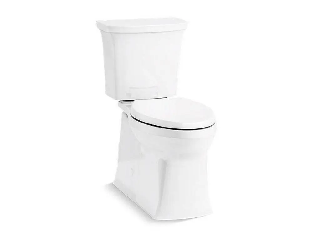 Kohler 3814-RA-0 Corbelle 1.28 gpf Elongated Two Piece Toilet in White