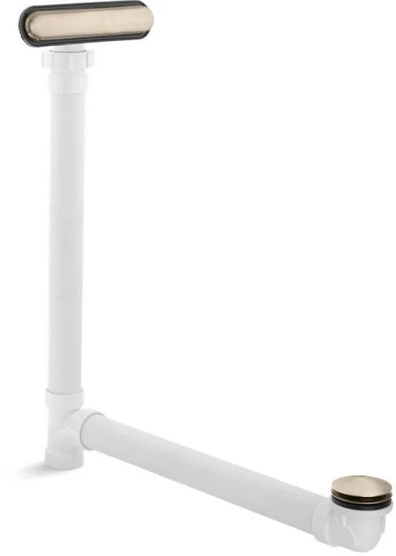 Kohler 7272-BV ClearFlo Plastic Toe-Tap Drain in Vibrant® Brushed Bronze