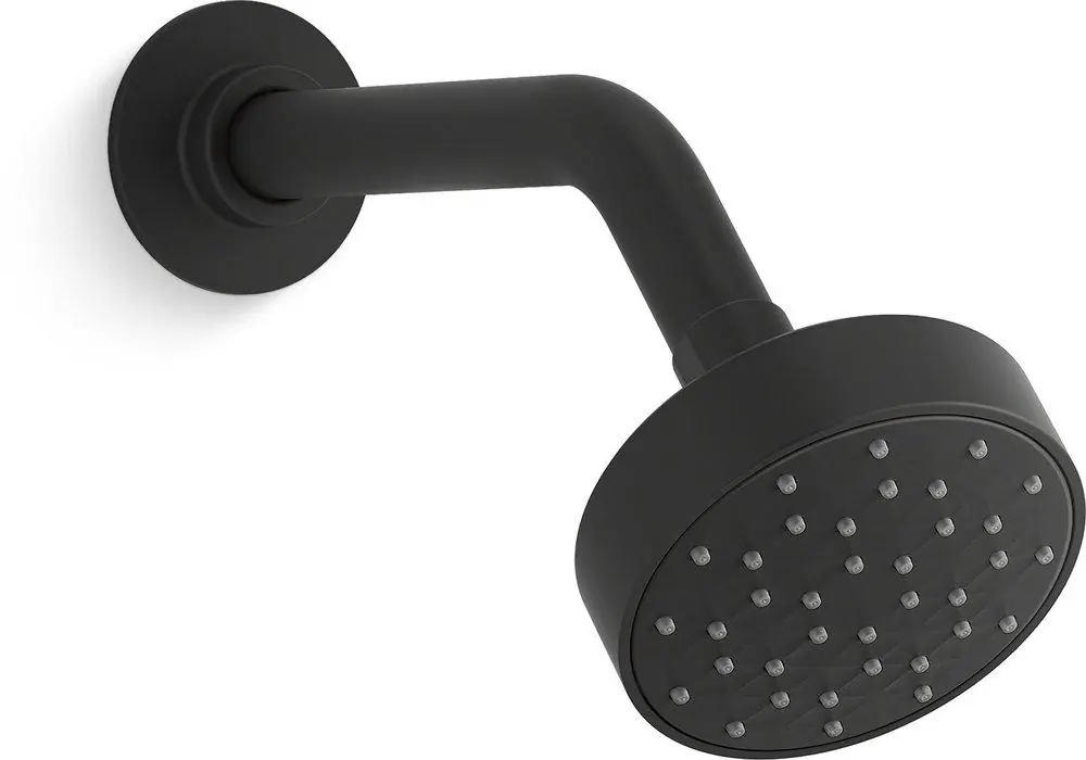 KOHLER 72417-BL Awaken Single Function Showerhead in Matte Black