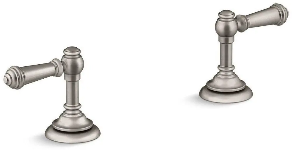 Kohler 98068-4-BN Artifacts Bathroom Sink Lever Handles in Vibrant Brushed Nickel