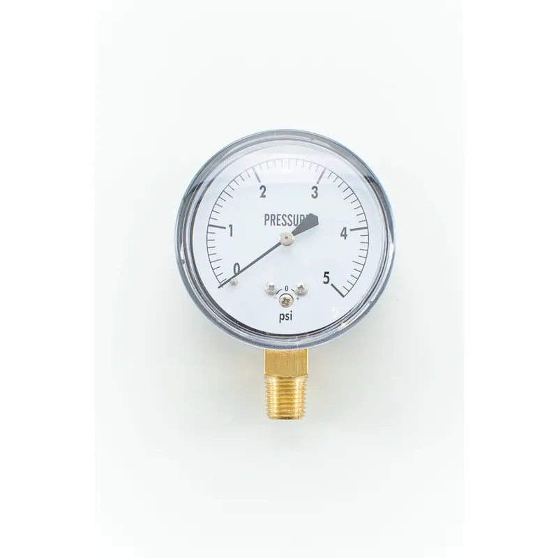 Pasco 1736 2-1/2 5# Low Pressure Gauge