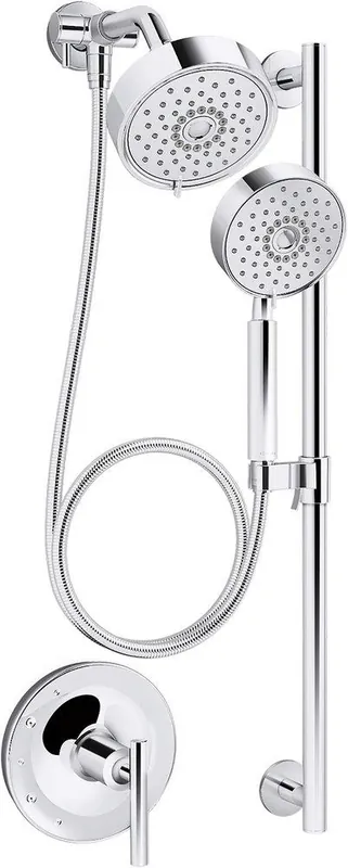 Kohler 22181-CP Purist Single Handle Multi Function Shower Faucet in Polished Chrome