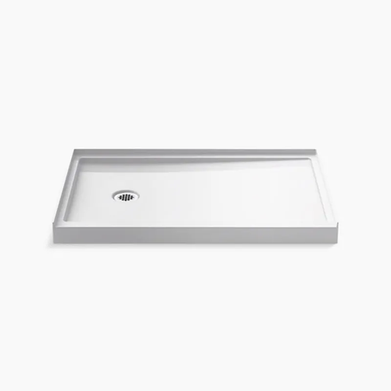 KOHLER 8639-0 Rely 48 in. x 32 in. Shower Base with Left Drain