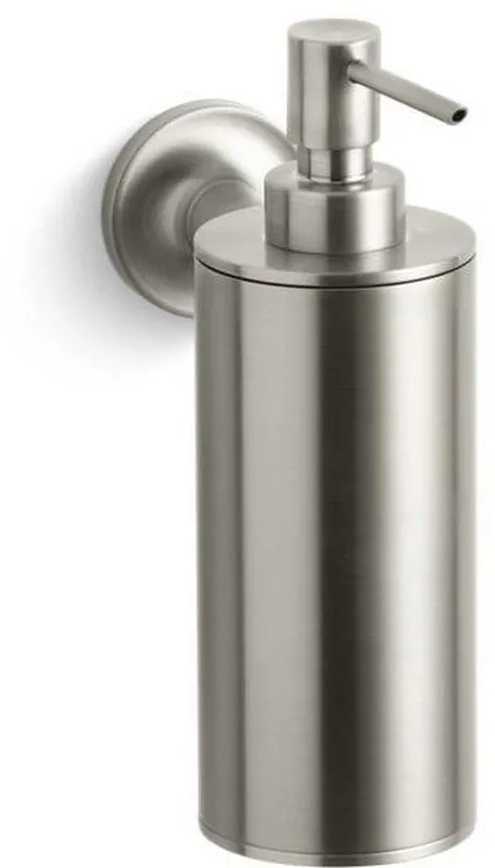KOHLER 14380-BN Purist Wallmount Soap Dispenser Vibrant Brushed Nickel