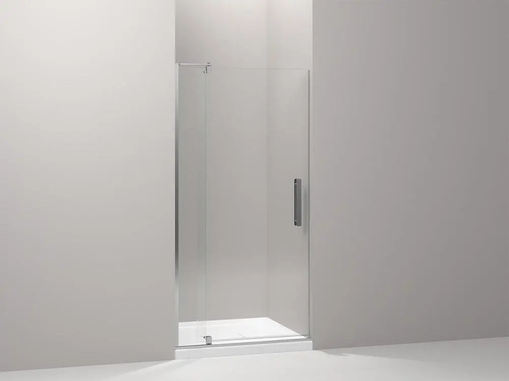 Kohler 707510-L-SHP Revel 36 in. Pivot Shower Door with 1/4 in. Crystal Clear Glass