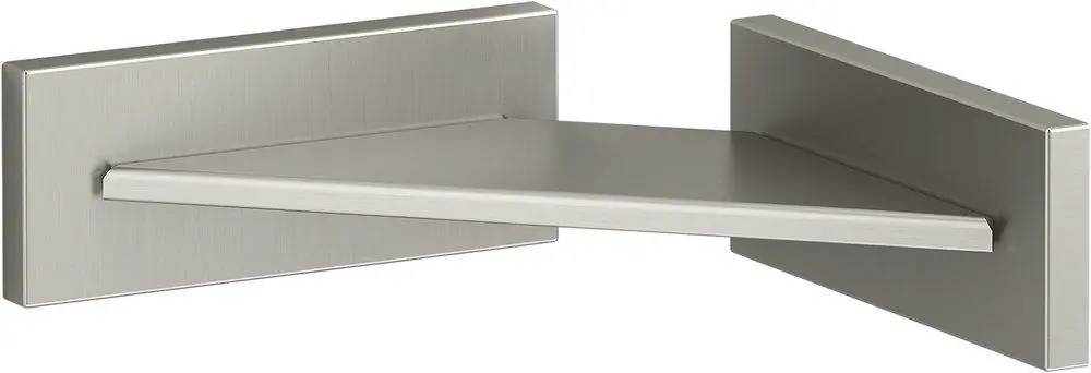 Kohler 23287-BN Square Foot Ledge in Vibrant Brushed Nickel