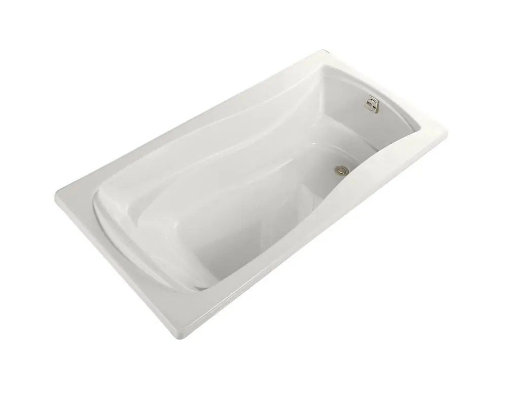 Kohler 1259-0 Mariposa 72 x 36 in. Soaker Drop-In Bathtub with Reversible Drain