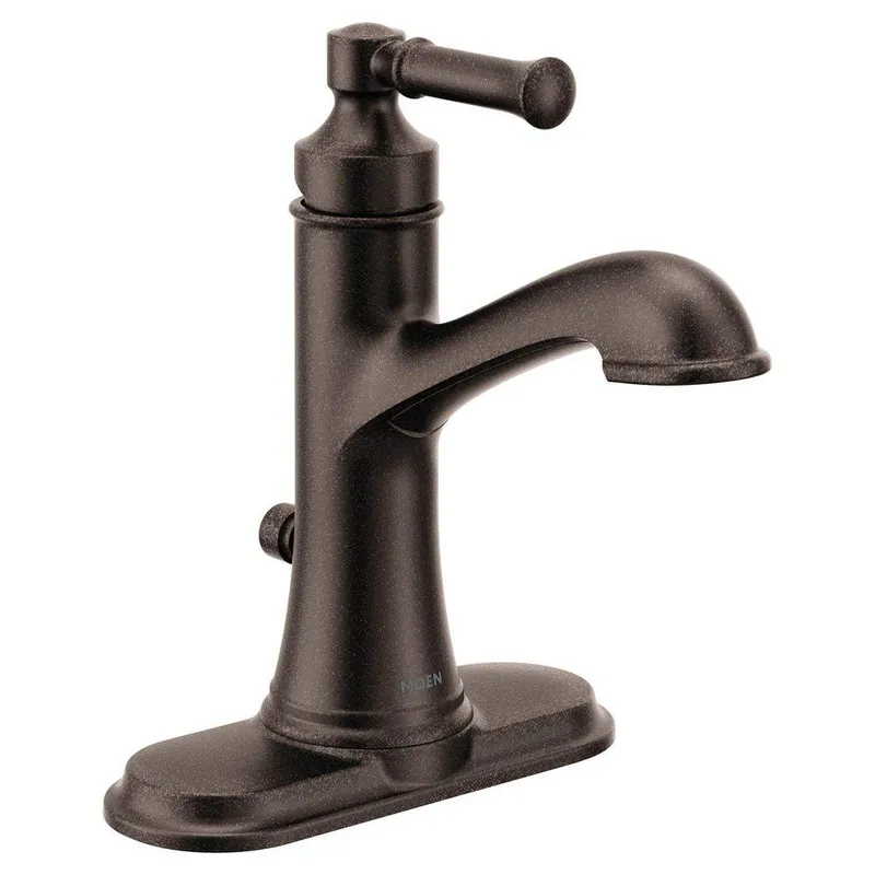 Moen 6803ORB Dartmoor Single Handle Bathroom Sink Faucet in Oil Rubbed Bronze