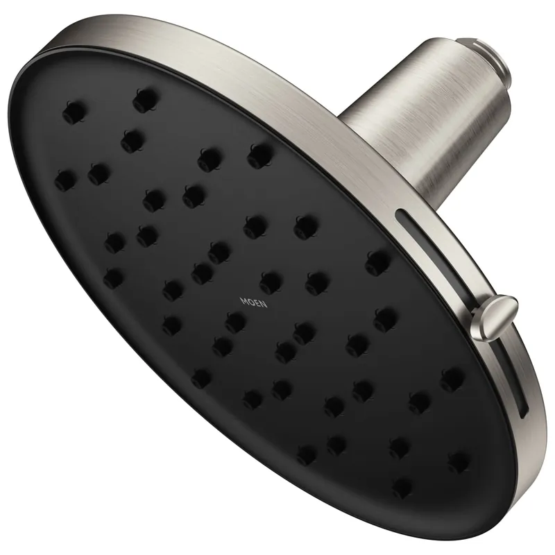 Moen 220R3BN Verso Spot Resist Brushed Nickel Adjustable Nine Inch Diameter Spray Head Rainshower