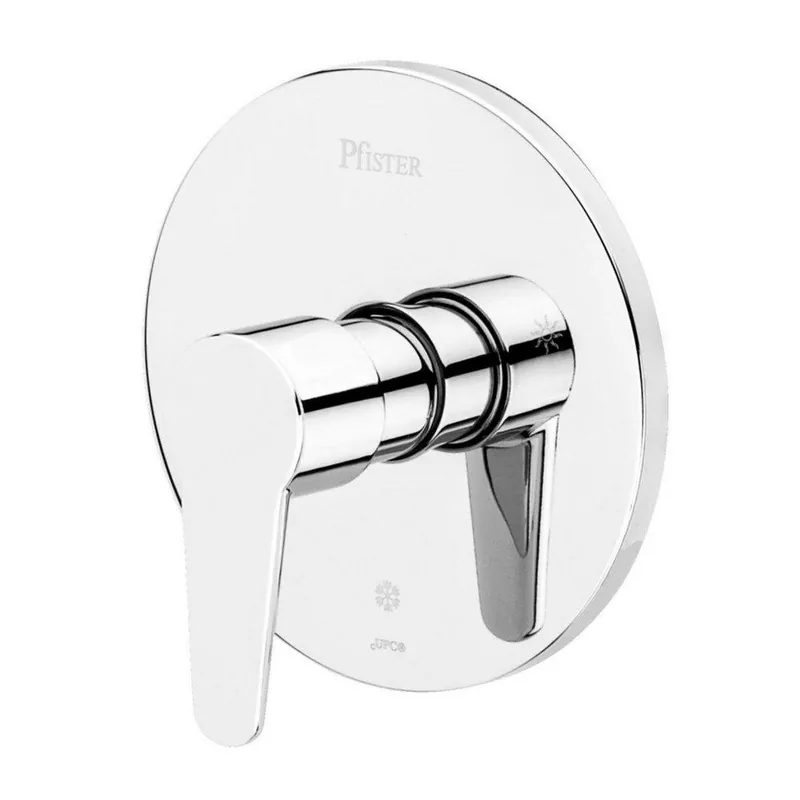 Pfister R89-0400 Pfirst Modern Single Handle Pressure Balancing Valve Trim in Polished Chrome