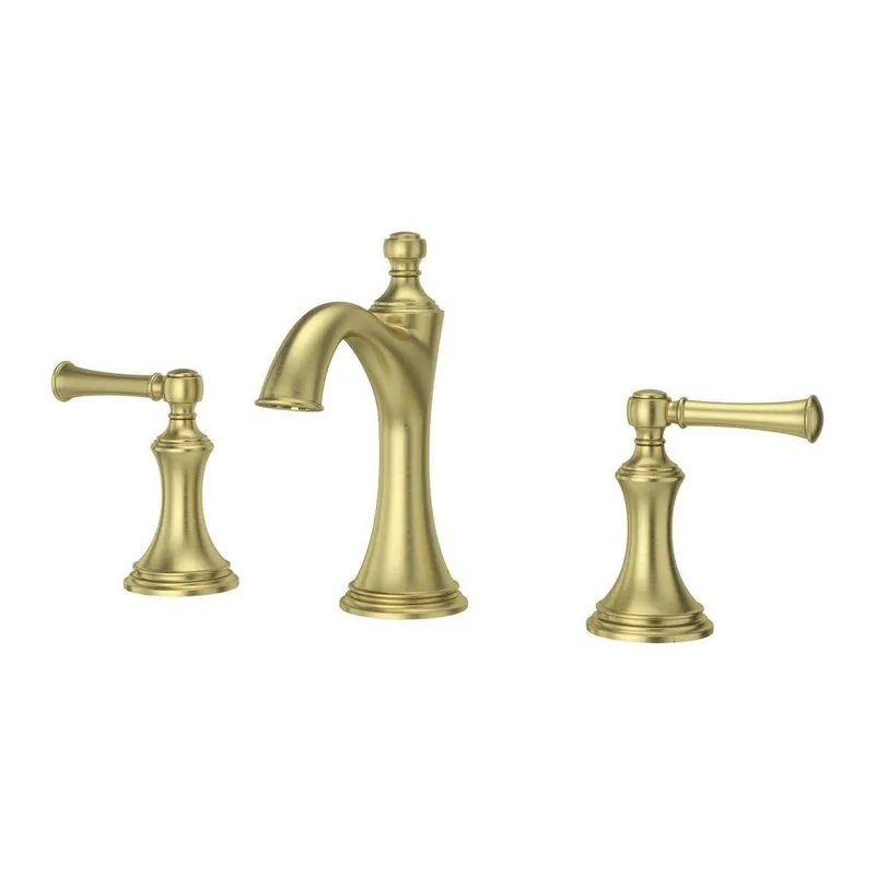 Pfister LG49-TB0BG Tisbury Two Handle Widespread Bathroom Sink Faucet in Brushed Gold