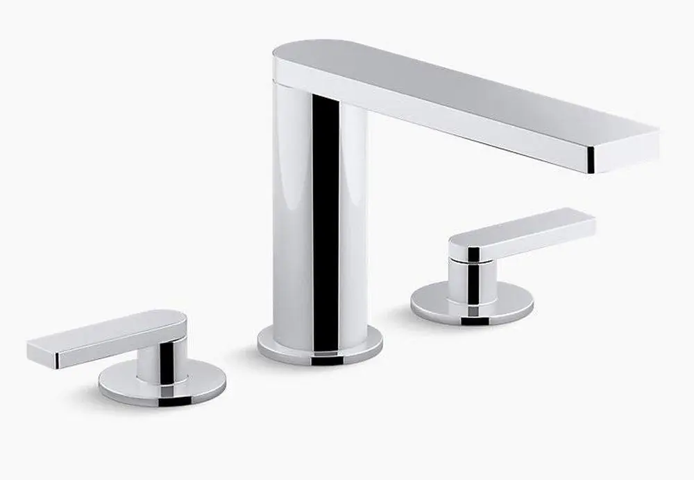 Kohler 73060-4-CP Composed Two Handle Widespread Bathroom Sink Faucet in Polished Chrome