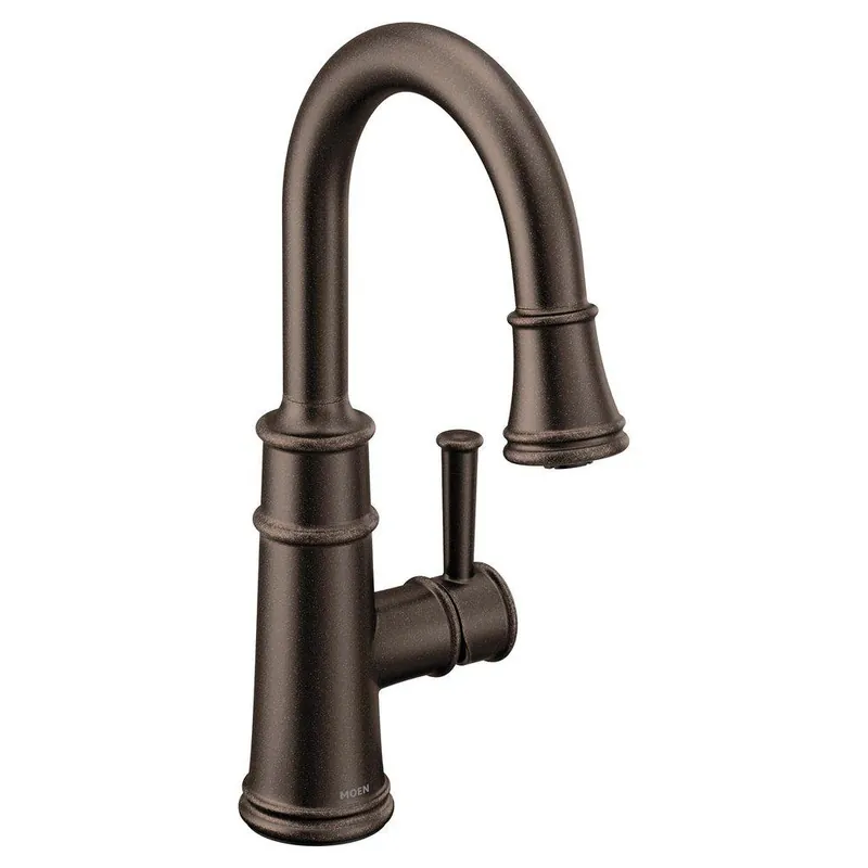 Moen 6260ORB Belfield Single Handle Pull Down Bar Faucet in Oil Rubbed Bronze