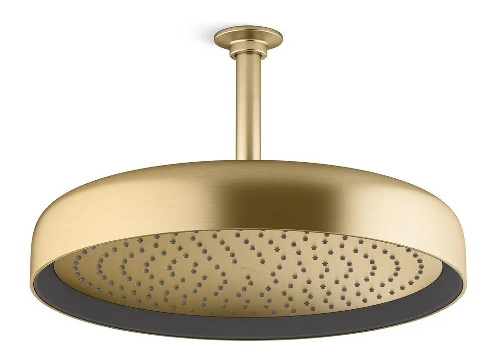 Kohler 26292-2MB Statement Single Function Showerhead in Vibrant Brushed Moderne Brass