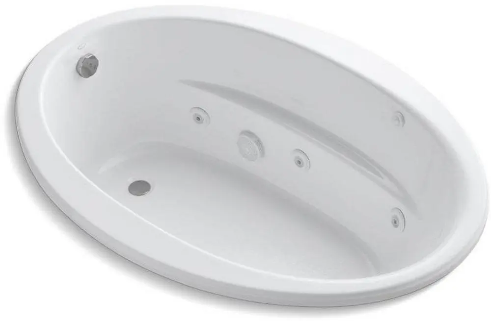 Kohler 1162-S1-0 Sunward 60 x 42 in. Whirlpool Drop-In Bathtub