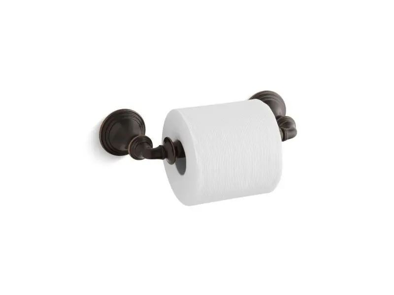Kohler 10554-2BZ Devonshire Oil Rubbed Bronze Double Post Single Toilet Paper Holder