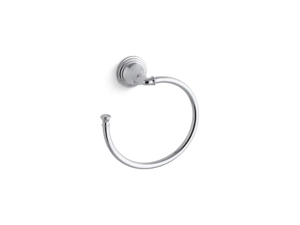 Kohler 10557-CP Devonshire Round Open Towel Ring in Polished Chrome