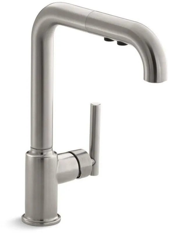 Kohler 7505-VS Purist Single Handle Pull Out Kitchen Faucet