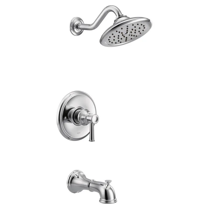 Moen UT3313 One Handle Single Function Bathtub & Shower Faucet in Chrome (Trim Only)