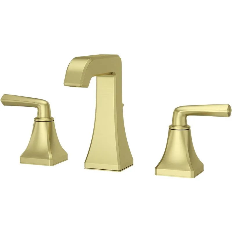 Pfister LG49-FE0BG Park Avenue Two Handle Widespread Bathroom Sink Faucet in Brushed Gold
