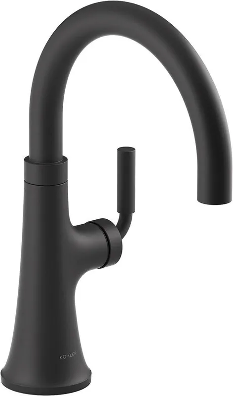 Kohler 23767-BL Tone Single Handle Bar Faucet in Matte Black