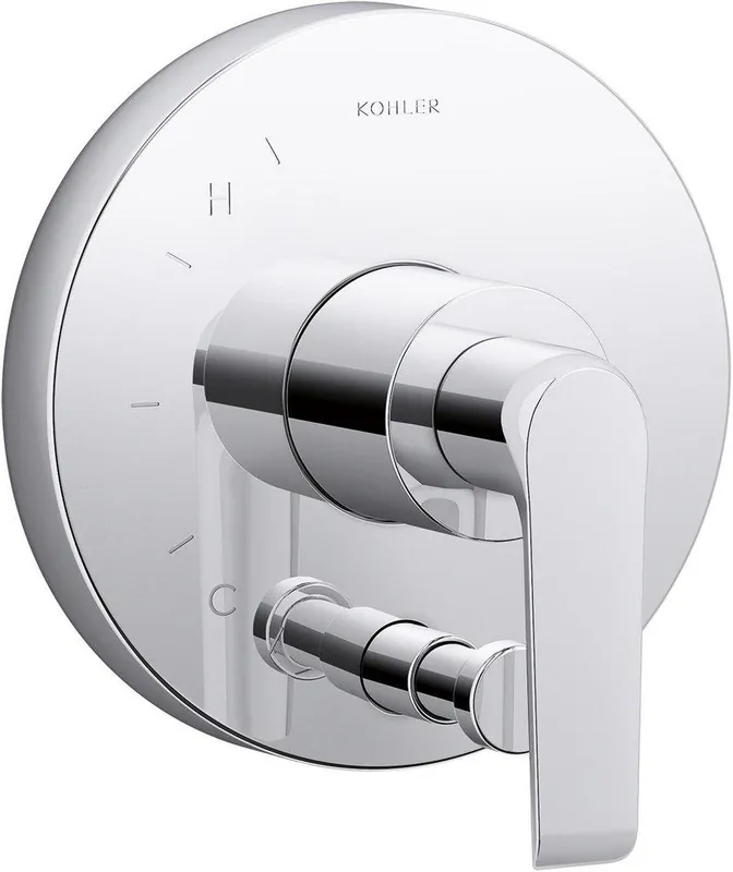 Kohler T97019-4-CP Avid Single Handle Diverter Valve Trim in Polished Chrome