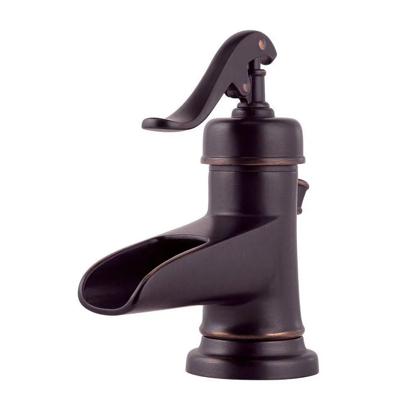 Pfister LF-M42-YPYY Ashfield Single Handle Centerset Bathroom Sink Faucet in Tuscan Bronze