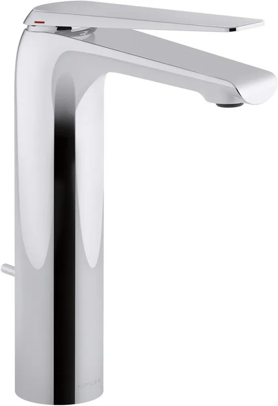 KOHLER 97347-4-CP Avid Single Handle Monoblock Bathroom Sink Faucet in Polished Chrome