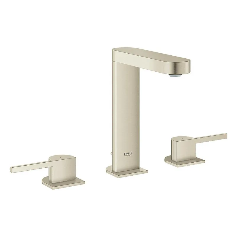 GROHE 20302EN3 Plus Two Handle Widespread Bathroom Sink Faucet in Brushed Nickel