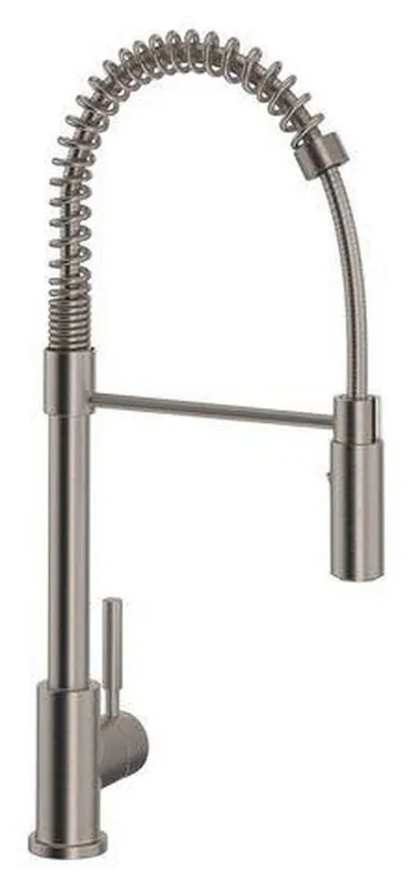 ROHL R7521STN Lux Single Handle Pull Down Kitchen Faucet in Satin Nickel