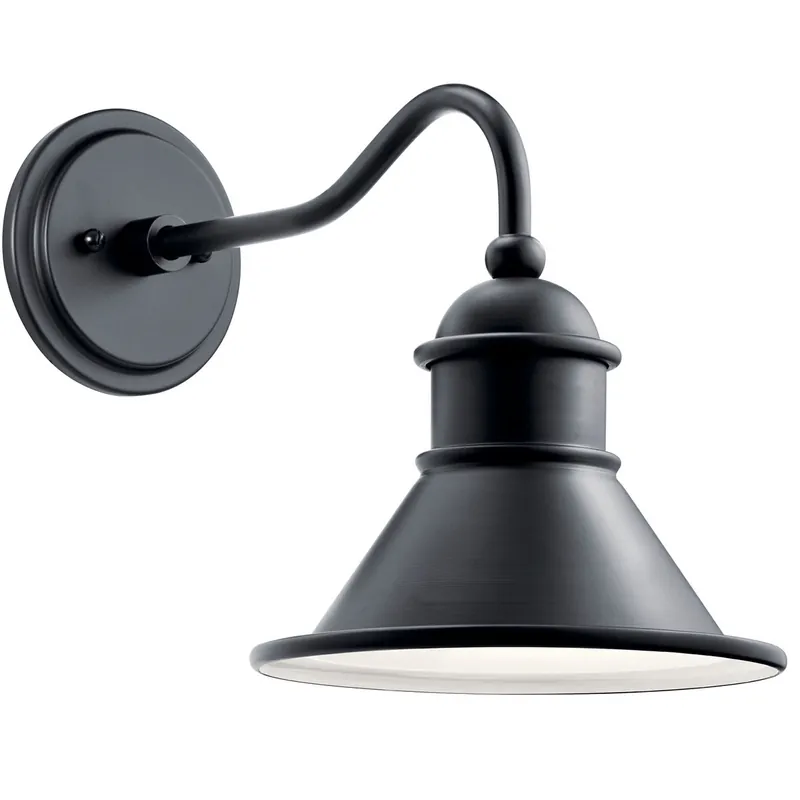 Kichler 49775BK Northland 1 Light Outdoor Wall Light