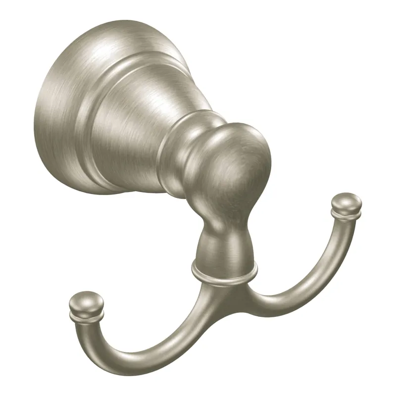 Moen Y2603BN Banbury Double Robe Hook in Spot Resist Brushed Nickel