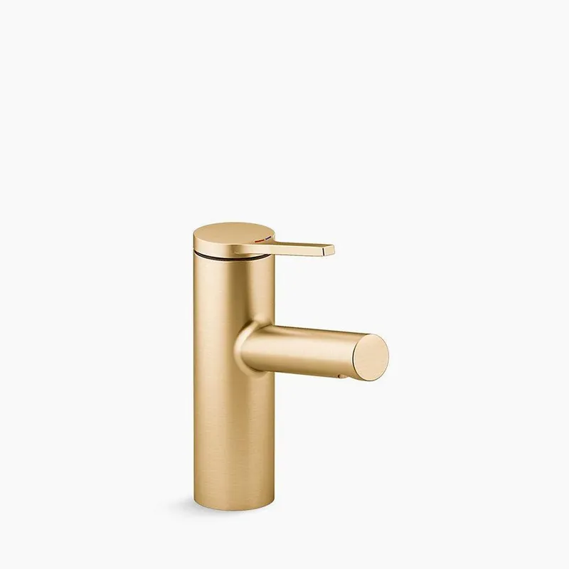 Kohler 99491-4-2MB Elate Single Handle Monoblock Bathroom Sink Faucet in Vibrant Brushed Moderne Brass