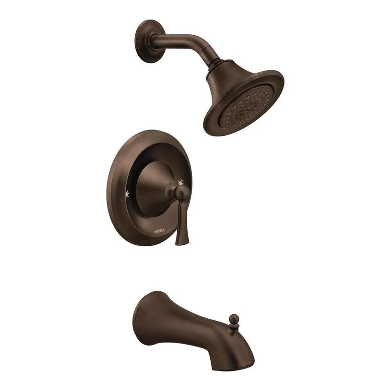 Moen T4503ORB Wynford One Handle Single Function Bathtub & Shower Faucet in Oil Rubbed Bronze