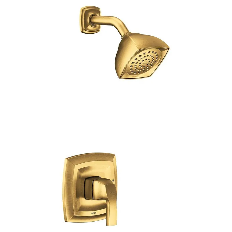 Moen UT2692EPBG Voss One Handle Single Function Shower Faucet in Brushed Gold (Trim Only)