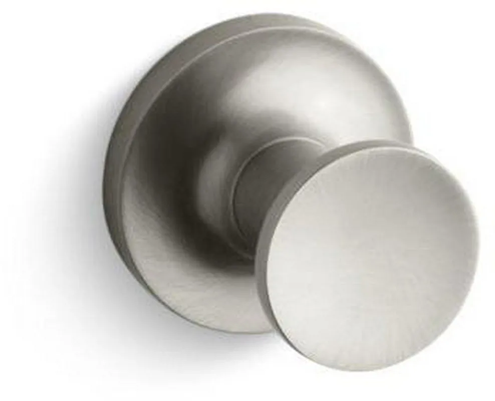 KOHLER 14443-BN Purist 1 Robe Hook in Vibrant Brushed Nickel