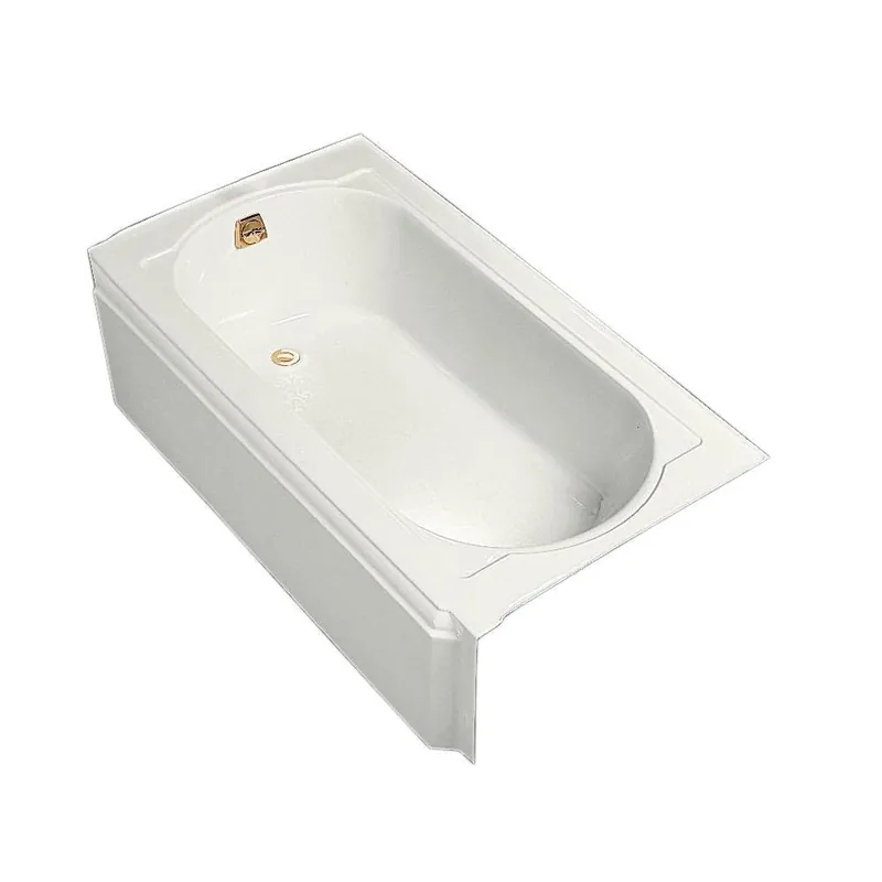 Kohler 721-0 Memoirs 60 in. x 32 in. Soaker Alcove Bathtub with Left Drain