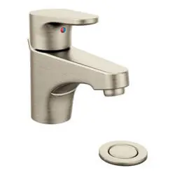 Moen 46100BN Cleveland Faucet Edgestone Single Handle Bathroom Faucet (Brushed Nickel) Replacement MPN