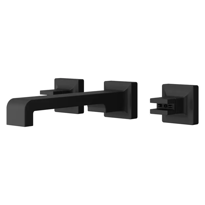 Pfister LG49-VRV3B Verve Two Handle Widespread Bathroom Sink Faucet in Matte Black