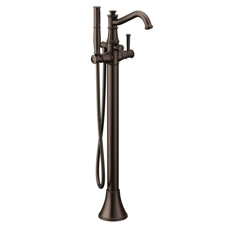 Moen 9025ORB Belfield Single Handle Lever Floor Mount Filler In Oil Rubbed Bronze
