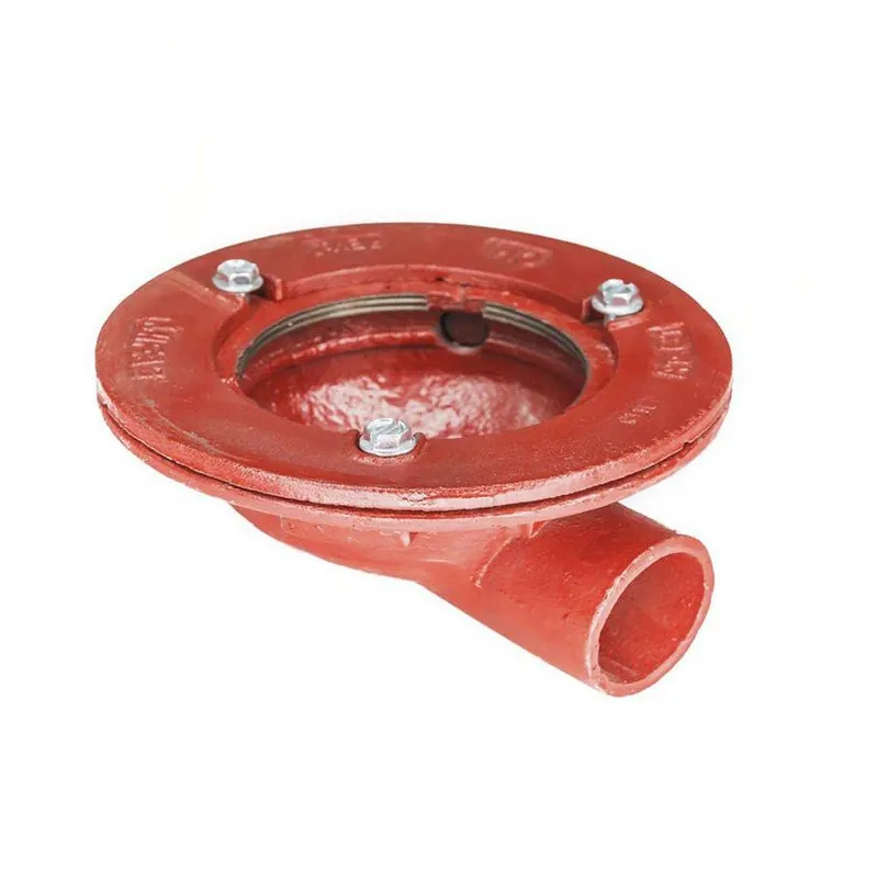 Infinity Drain CDIQ42 2 in. No Hub Cast Iron Floor Drain