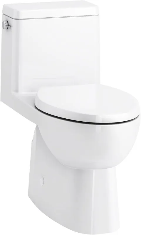 KOHLER 78080-0 Reach 1.28 gpf Elongated One Piece Toilet in White