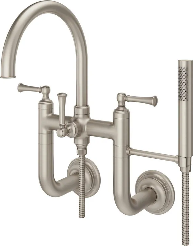 Pfister LG6-3TBK Tisbury Two Handle Wall Mount Filler