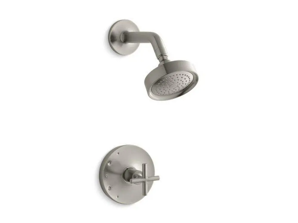 Kohler TS14422-3-BN Purist One Handle Single Function Shower Faucet in Vibrant Brushed Nickel (Trim Only)