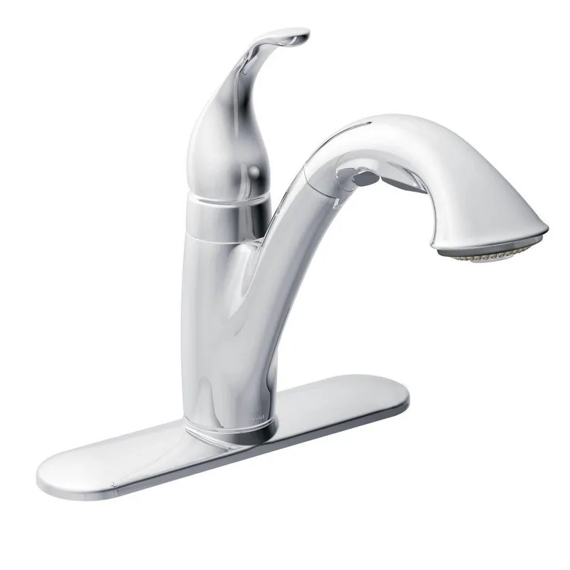 Moen 67545C Camerist Single Handle Pull Out Kitchen Faucet in Chrome