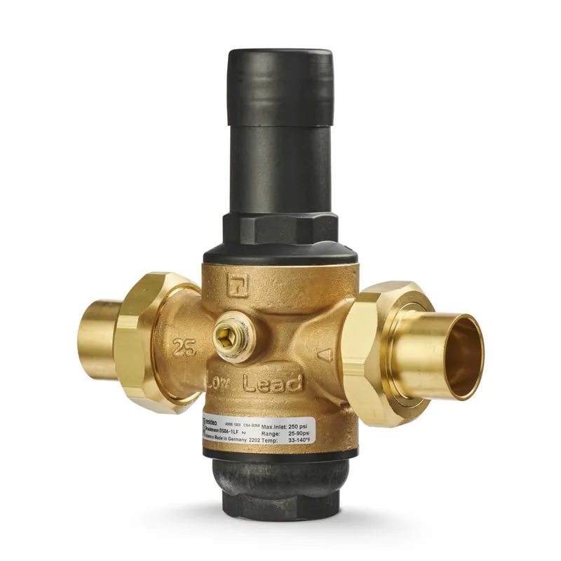 Resideo DS06-100-DUS-LF/U 1/2 in DialSet Female NPT Double Union Sweat PRV