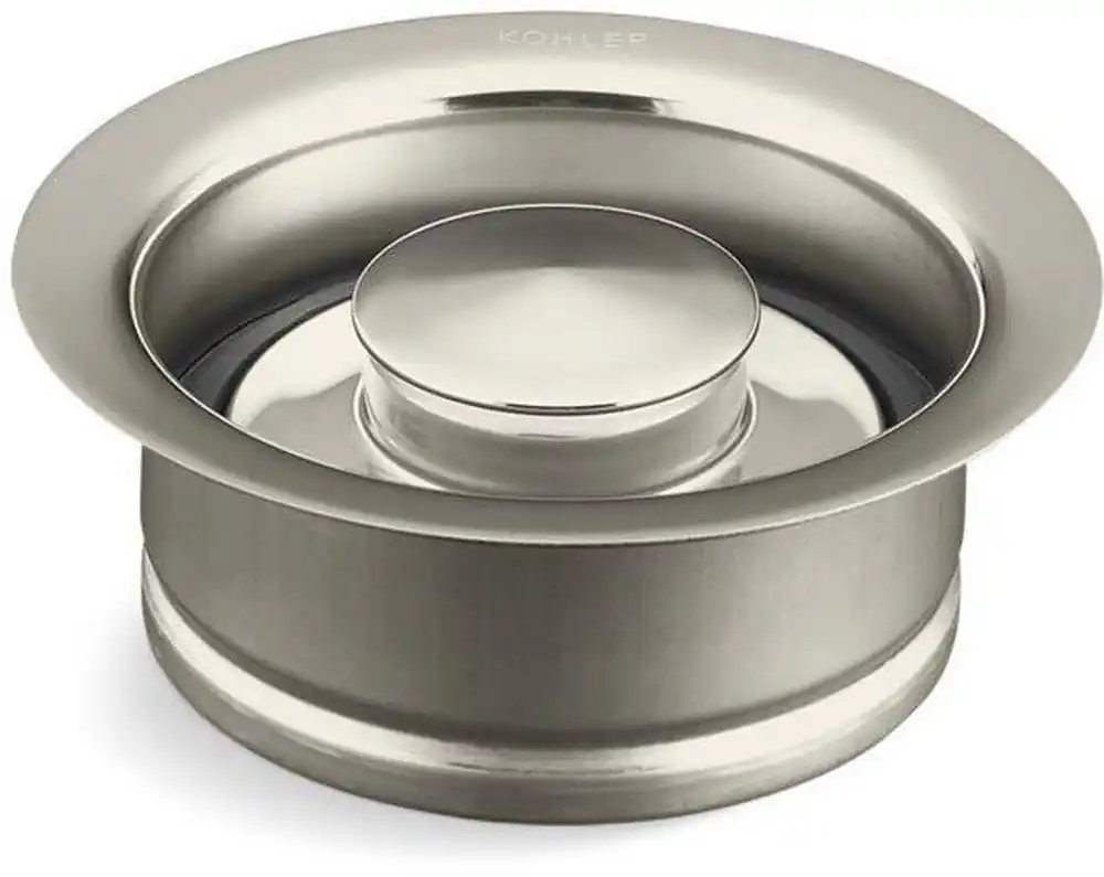 Kohler 11352-SN Metal Disposer Flange & Stopper in Vibrant Polished Nickel